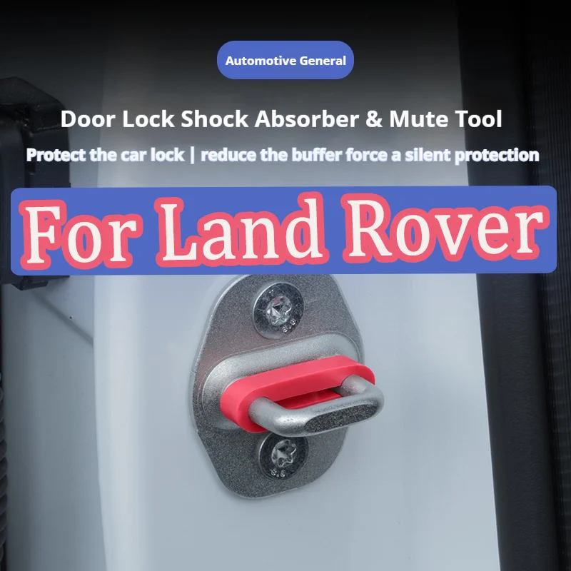 Sound Damper Door Lock Buffer For Land Rover Range Rover Evoque Sport Velar Defender Rattling STOP Soundproof Deaf Seal Deadener