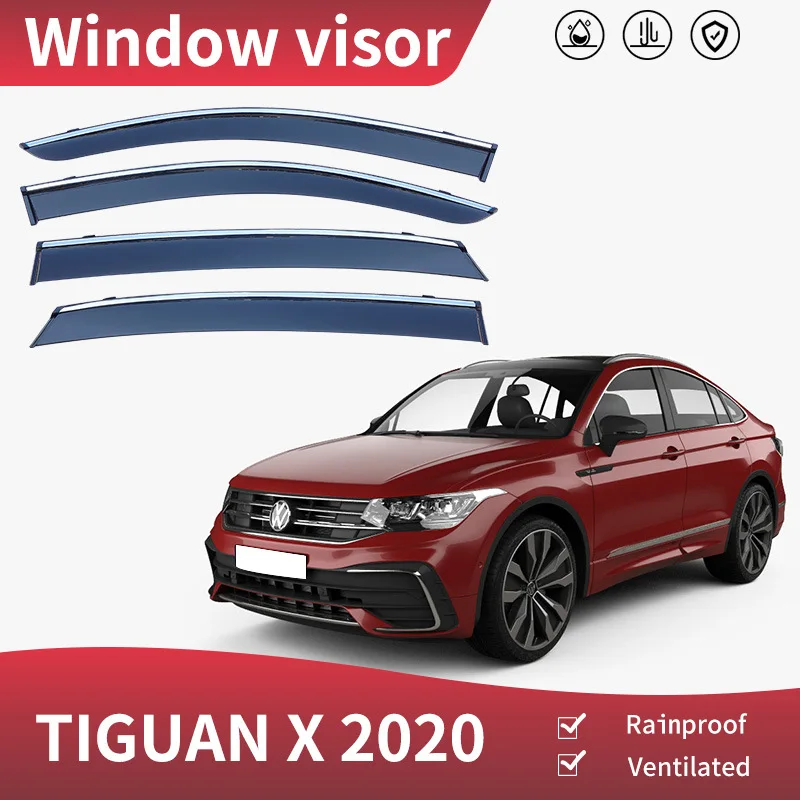 

For Volkswagen TIGUAN Window visor Weather Shield Side Window Deflector Car windshield weather shield Car accessories