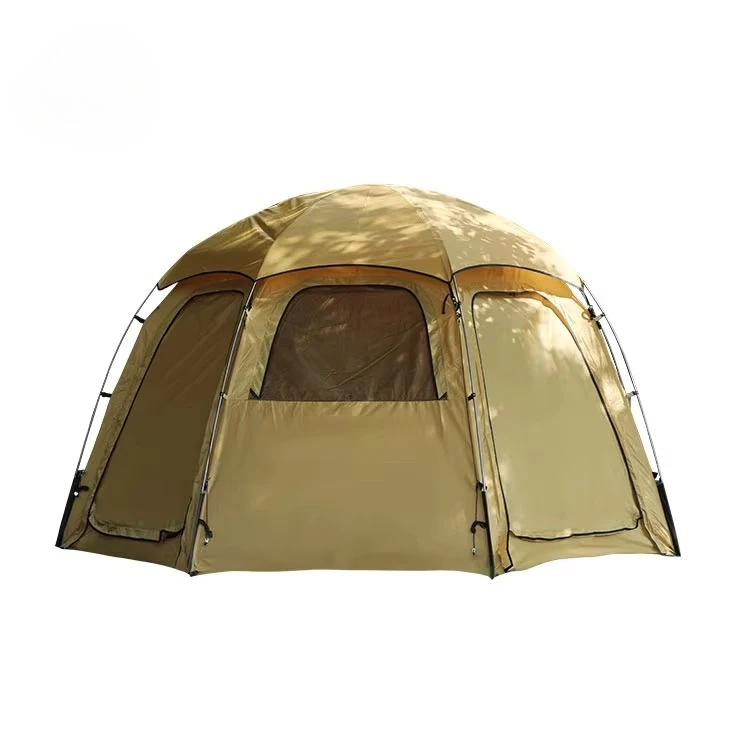 

Multiple People Waterproof Large Family Gamping Dome Tents Retros Camping Tents