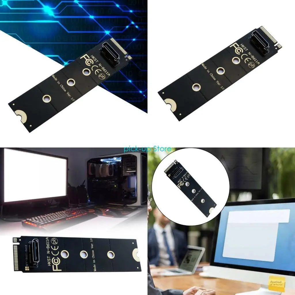 

Q5WA M.2 NVME в SFF-8612 SFF8611 Converter SFF-8611/SFF-8612 в NVME NGFF Адаптер