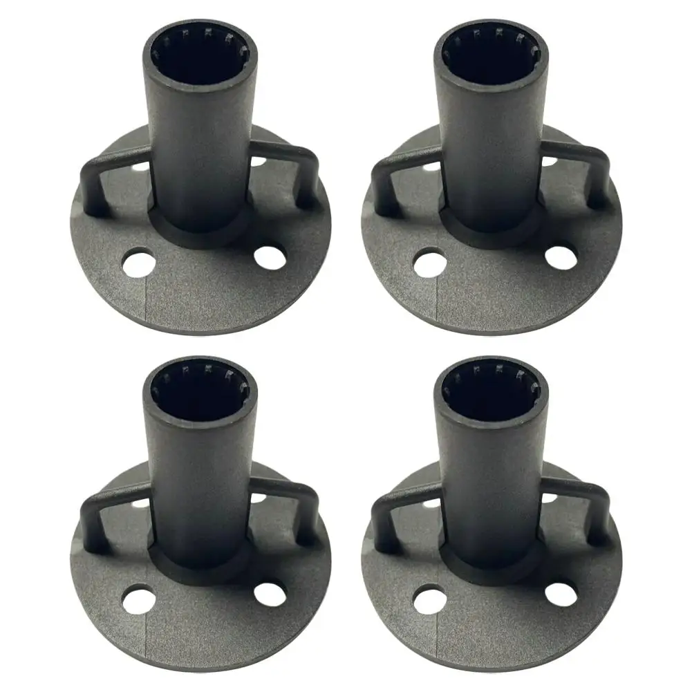 Tent Support Base Set Nylon Outdoor Camping Tent Pole Holder Stable Ground Anchor