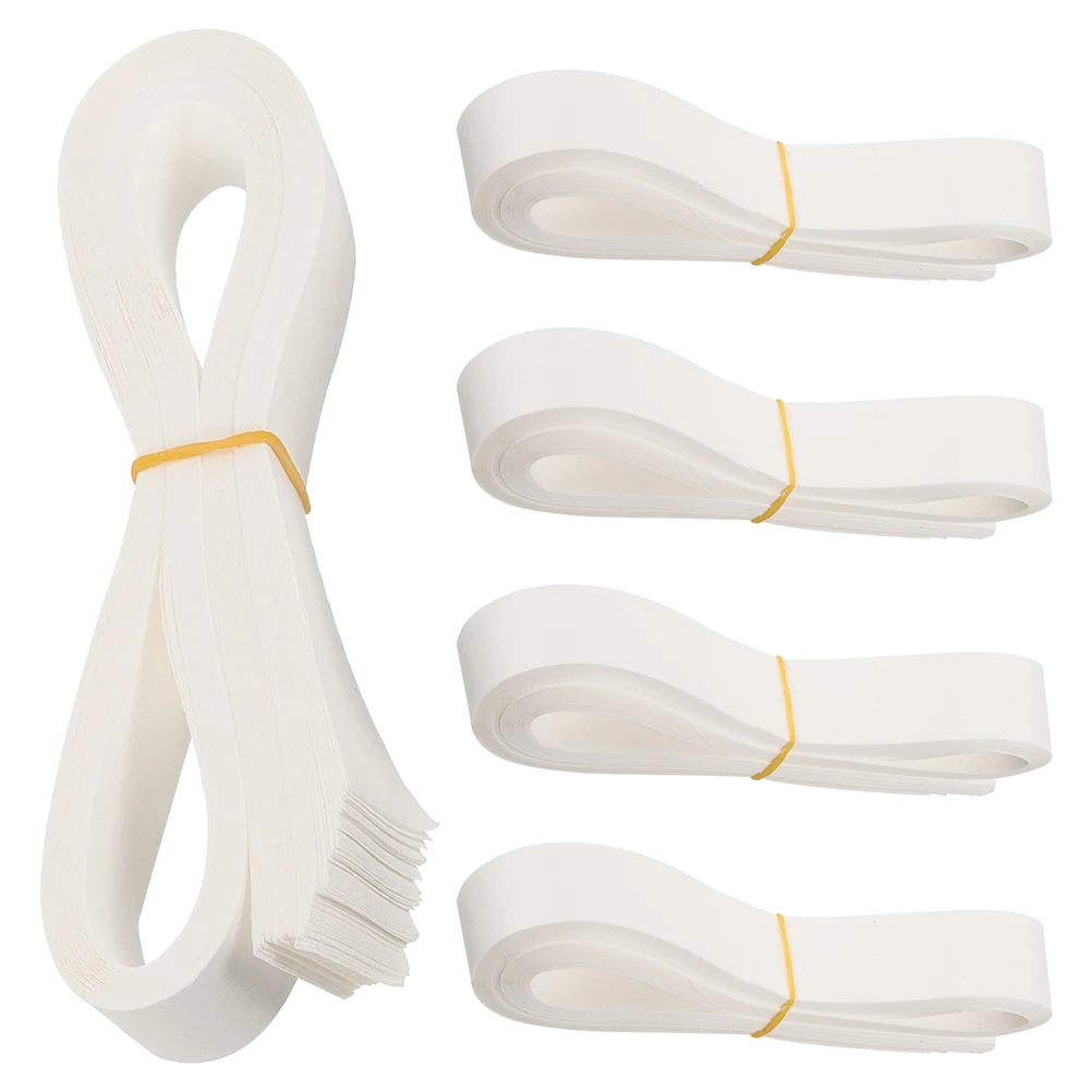 

200 Pcs Banknote Paper Bands White 36cm Long for Cash Currency Straps Money Wrappers Bills Organizer Storage