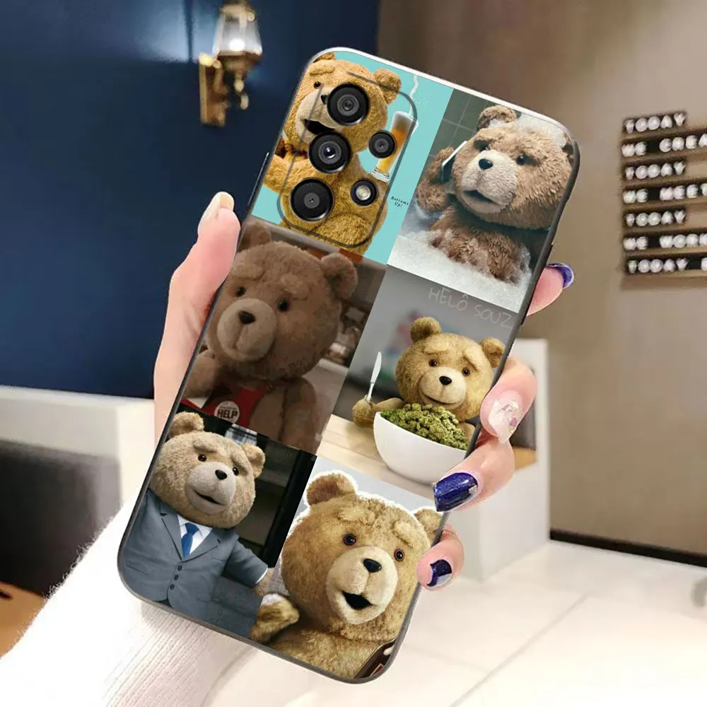 Etui na telefon Naughty Cute T-Teddy Bear do Samsung A14 A15 A16 A22 A23 A26 A32 A35 A36 A51 A52 A53 A54 A55 A56 A71 A72 A73 Case