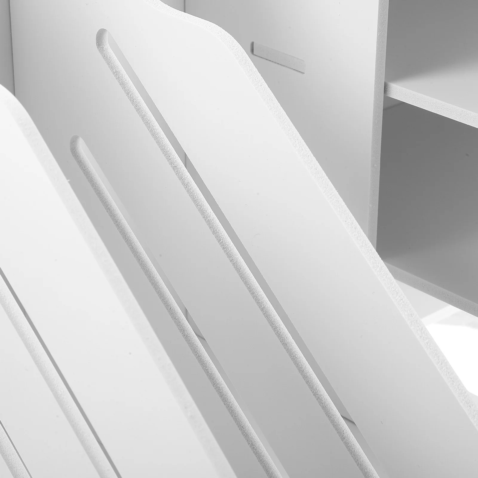 4-Tier Desktop Storage Rack For Files Stationery, Office File Organizer Paper Tray Home School Desk, File Storage Shelf