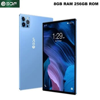태블릿 10.1 인치 태블릿 4G LTE 전화 통화 옥타 코어 8GB RAM 256GB ROM 듀얼 GPS 블루투스 Wi-Fi Google 태블릿 PC