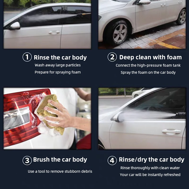 220 فولت جهاز تنظيف يعمل بالضغط العالي المنزلية المحمولة غسالة السيارات قوة غسالة تنظيف أداة للمنزل حديقة المنزل استخدام في الهواء الطلق #6