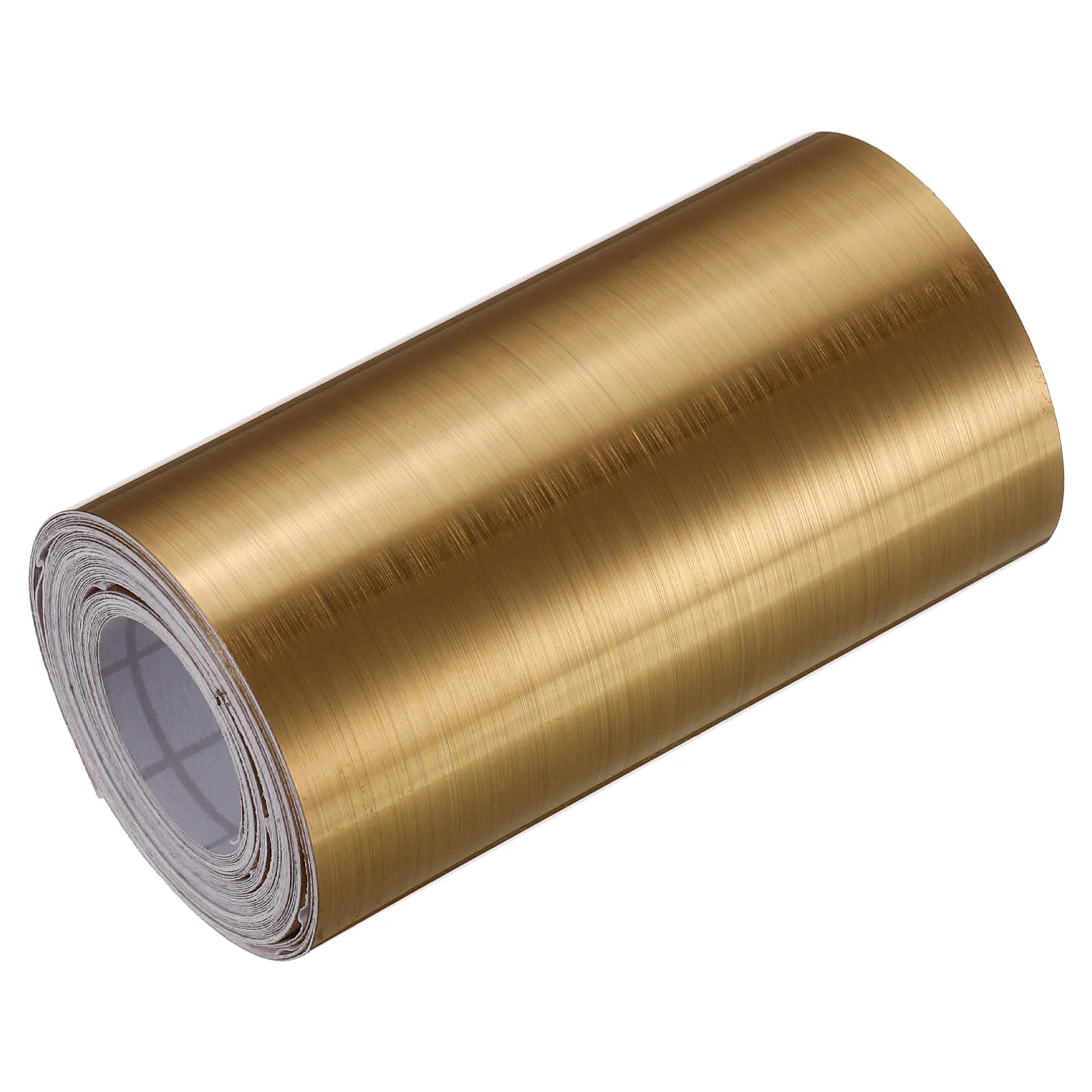 5m Self Adhesive Waterproof Peel and Stick Decorative Tape PVC Removable Tape for Wall Edge Gold Tone Brushed