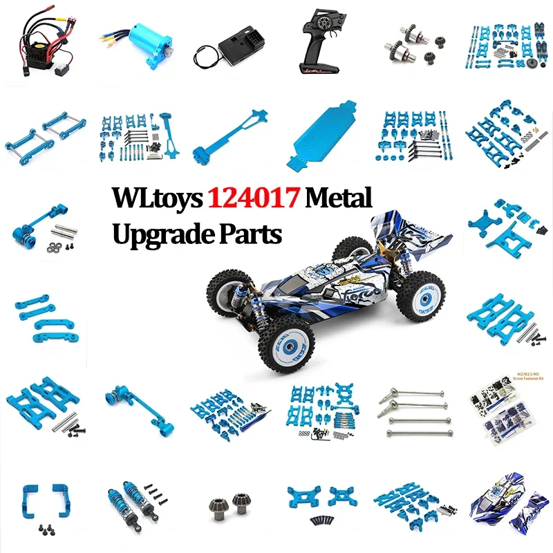 WLtoys 1/12 124017 124007 124019 tasse différentielle en métal tasse Diff RC pièces de mise à niveau de voiture accessoires de voiture moteur sans brosse