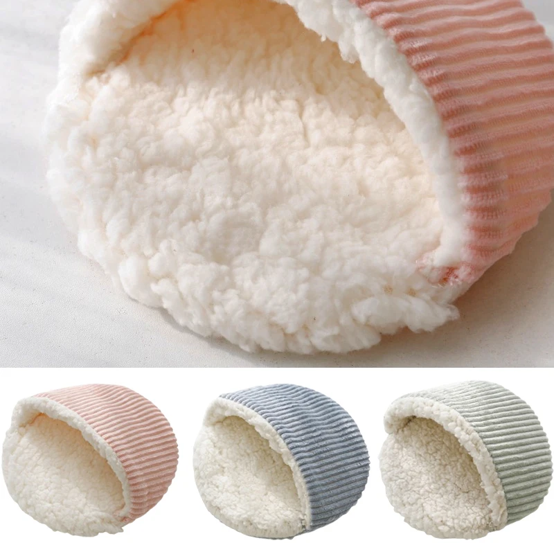 Cotton Fleece Warm Cotton Nest Pad for Hamster | Pet Sleeping Area Cozy Small Pet Cave Nest for Guinea,pigs,rabbits