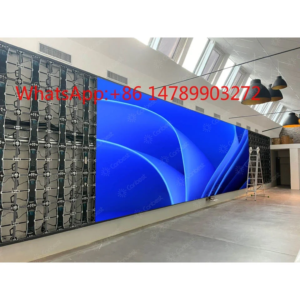 Ультратонкая HD-панель P4 SMD для внутреннего использования, полноцветная светодиодная видеостена для рекламы