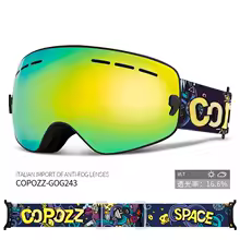 גוגלס COPOZZ GOG-243 לילדים עם הגנת UV400 מקסימלית ונרתיק אחסון קשיח