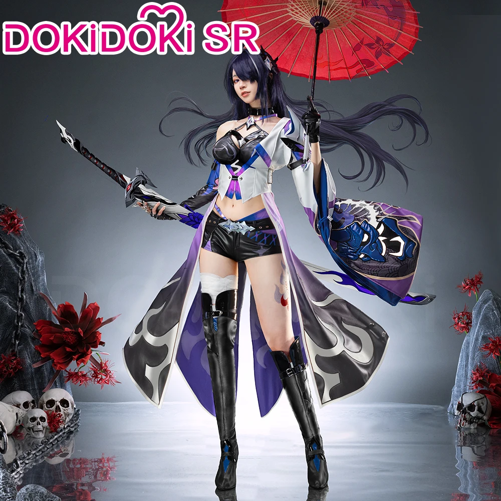 Acheron Cosplay Costume Game Honkai: Star Rail Cosplay DokiDoki-SR Honkai Women Costume Acheron Cosplay Wig