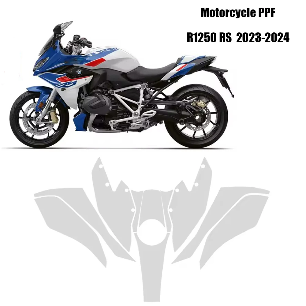 R1250RS TPU Motorcycle Paint Protection Film PPF For BMW R1250 RS Anti-scratch Fairing Protection Panniers Touring Bag Film