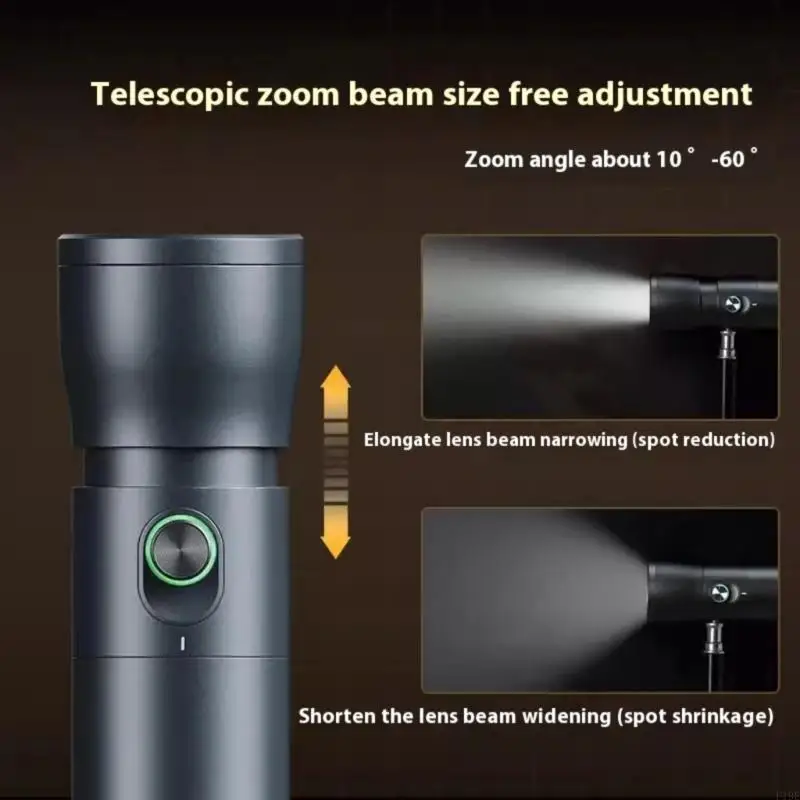 Wiederaufladbare Fotografie Licht 10W einstellbare variable Zoom -LED -Füllung F19E