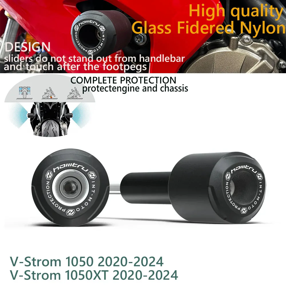 

Бобны защиты от столкновений для SUZUKI V-Strom 1050 2020-2024 V-Strom 1050XT 2020-2024 Бобны защиты от столкновений