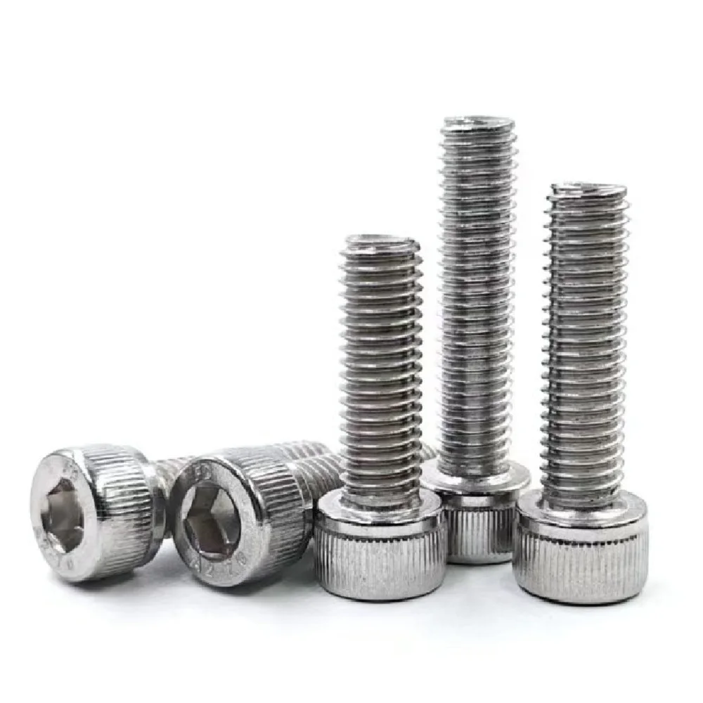 100-500pcs DIN912 M1.4 M1.6 M2 M2.5 M3 M3.5 M4 M5 M6  Alloy Steel Hex Socket Head Cap Screws Metric Bike Screw wholesale