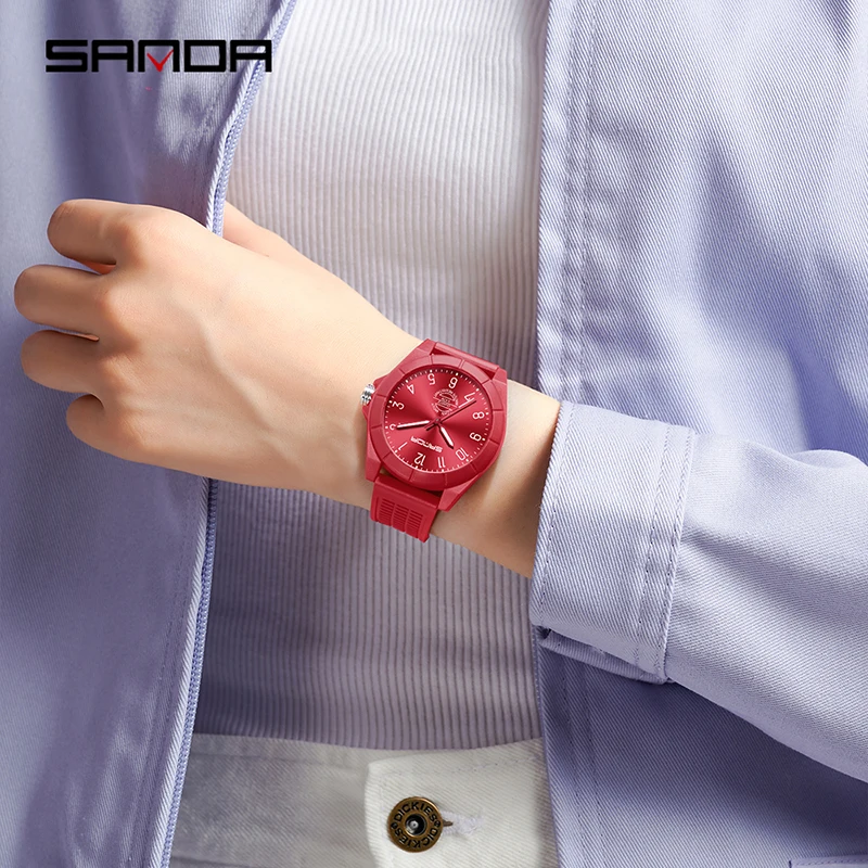 Reloj de cuarzo de estilo minimalista Para Mujer, pulsera elegante, resistente al agua, a la moda