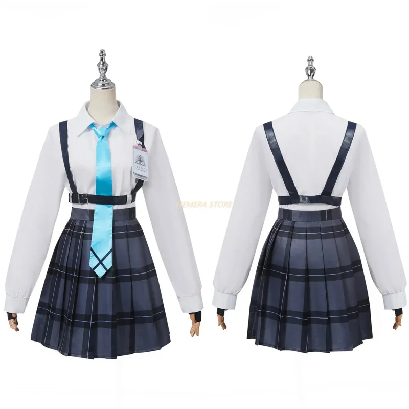 Anime blu Archivio sunaookami Shiroko Kuromi Serika Takanashi homino Natsume Iroha costume cosplay per le donne uniforme Halloween