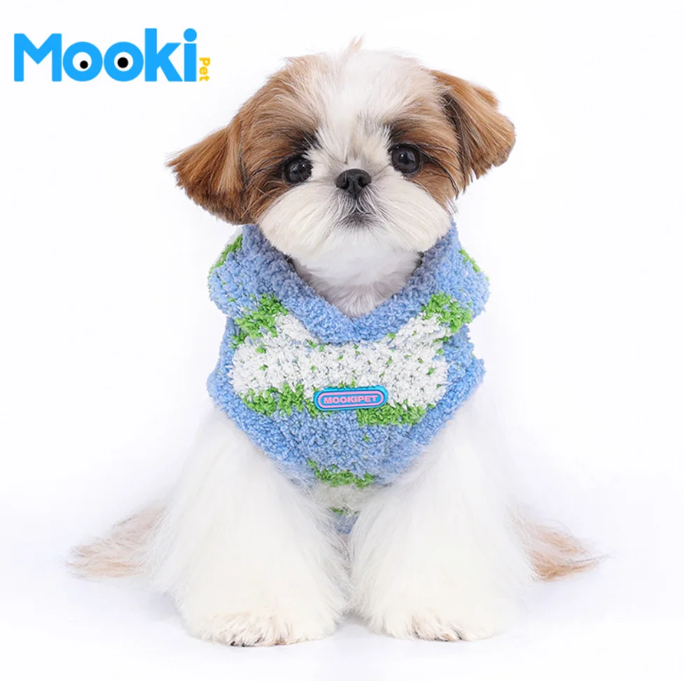 Soft Cotton Sweater for Pets, Small Dog Clothing, Cute French Fries Printed, High Quality Design Jacket for Cats and Animals