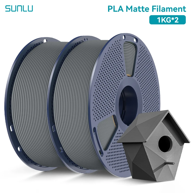 SUNLU PLA Matt 1KG/2KG/3KG/5KG/10KG 1,75mm 3D-Drucker Filament PLA Hohe Transparenz Schnelle Lieferung 1-7 Tage ab Deutschland-Lager