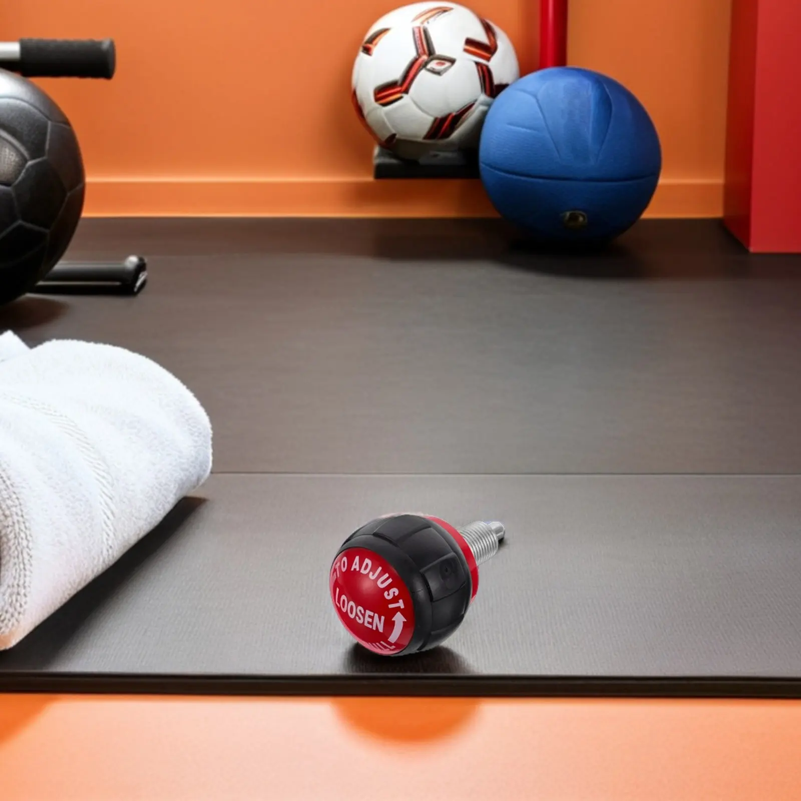2Pcs Pull Pin Spring Knob Sphere Ball Head Black Red Adjustable Exercise Bike Locking Pin Fitness Equipment Replacement Parts - view 5