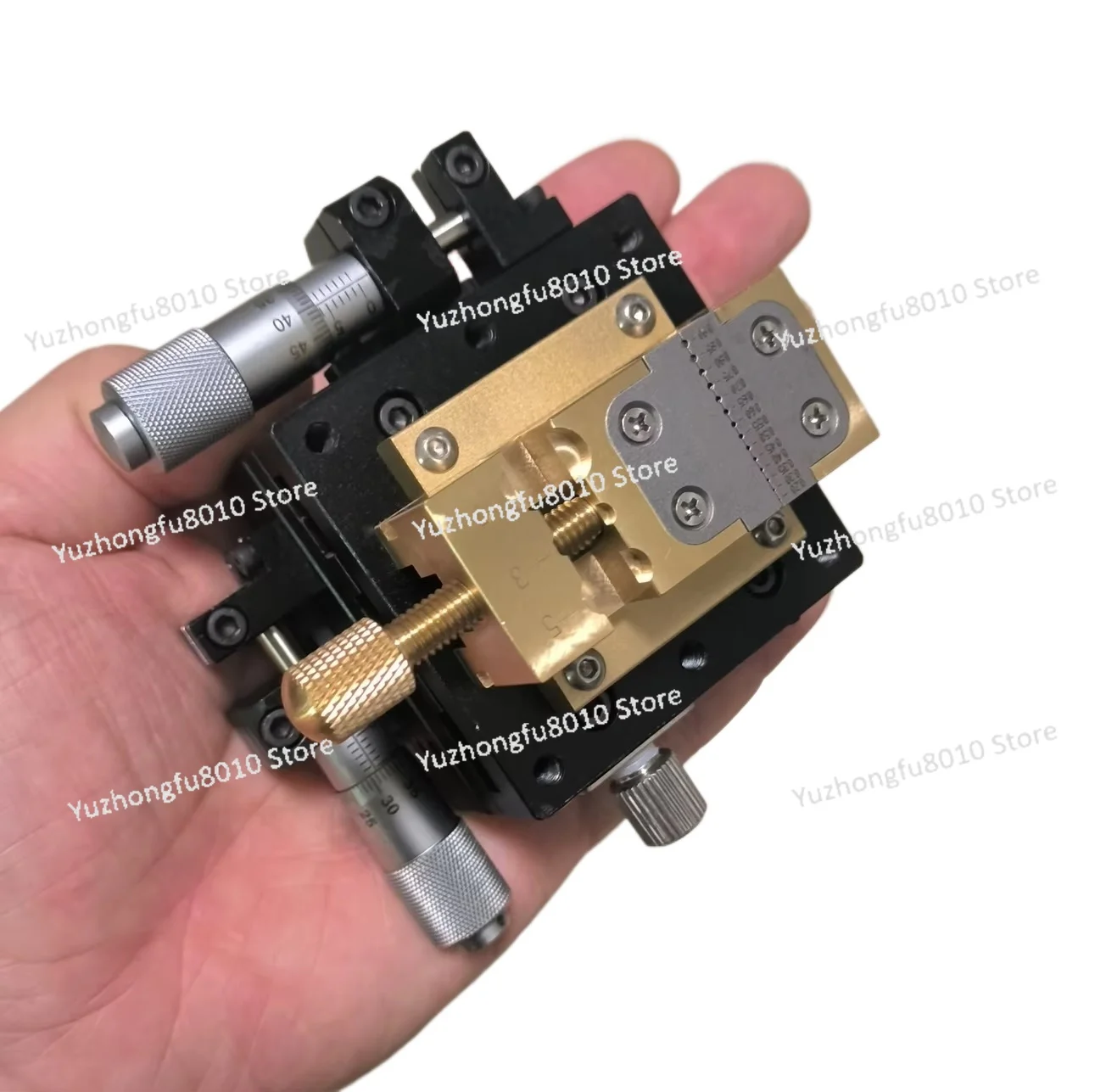 Watch Manual Repair Tools Micro Precision Brass Vise with XY Axis Fine-Tuning Platform