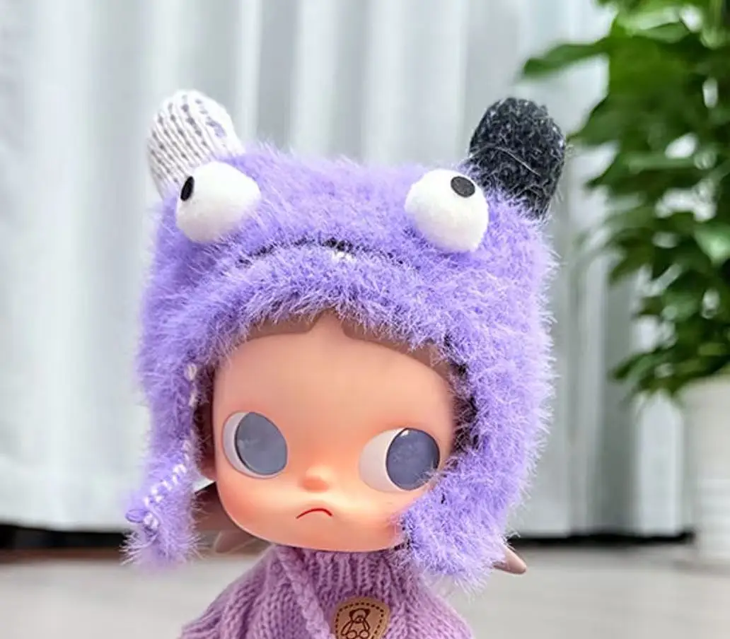 ZSIGA Action Doll Outfit Set di vestiti BJD da 20 cm Maglione stile Gazi con accessori per cappelli carini per bambole