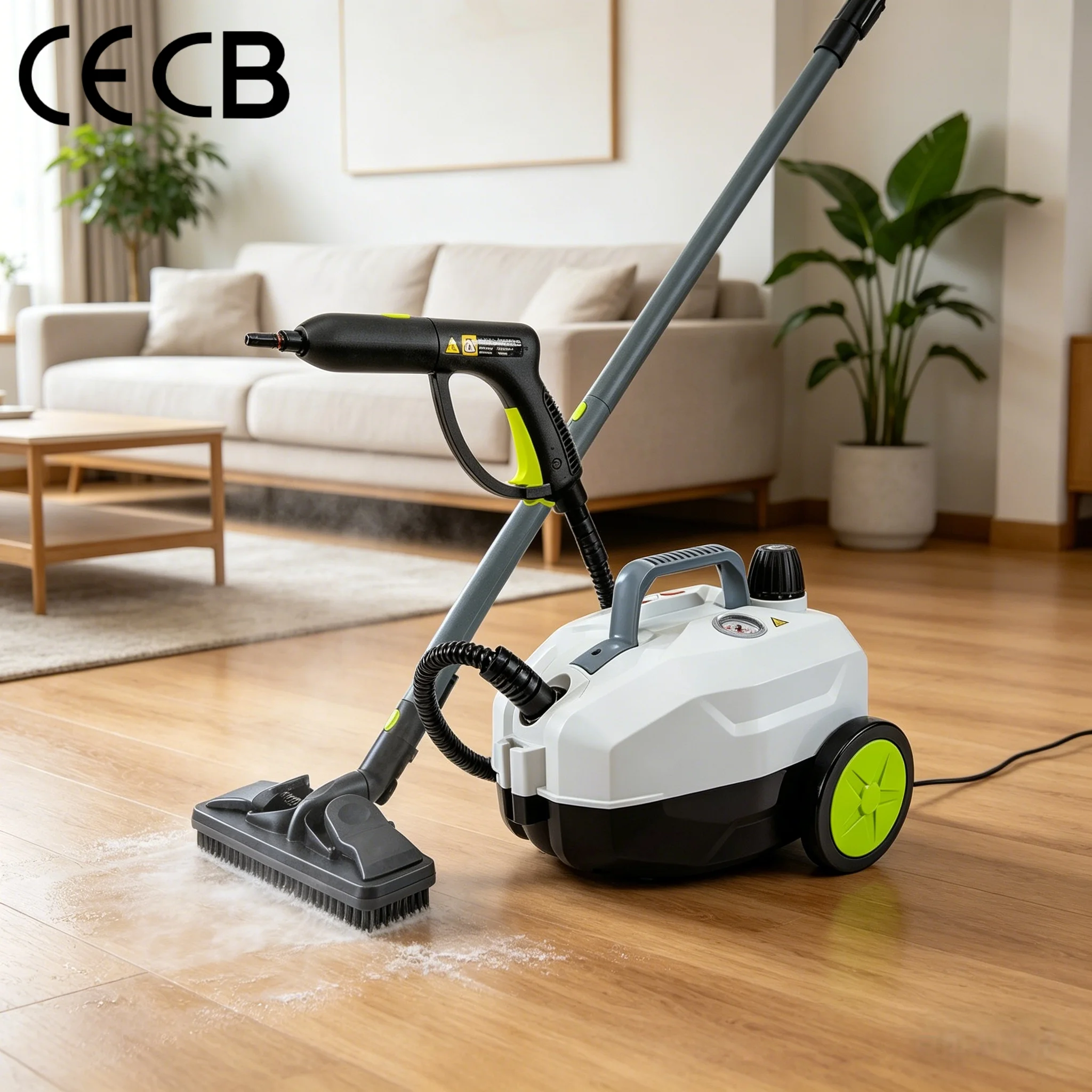 Professional 13Pcs High Pressure 1500W/2000W Dual Power Deep Cleaning Handheld Portable Steam Cleaner For Bathroom Kitchen