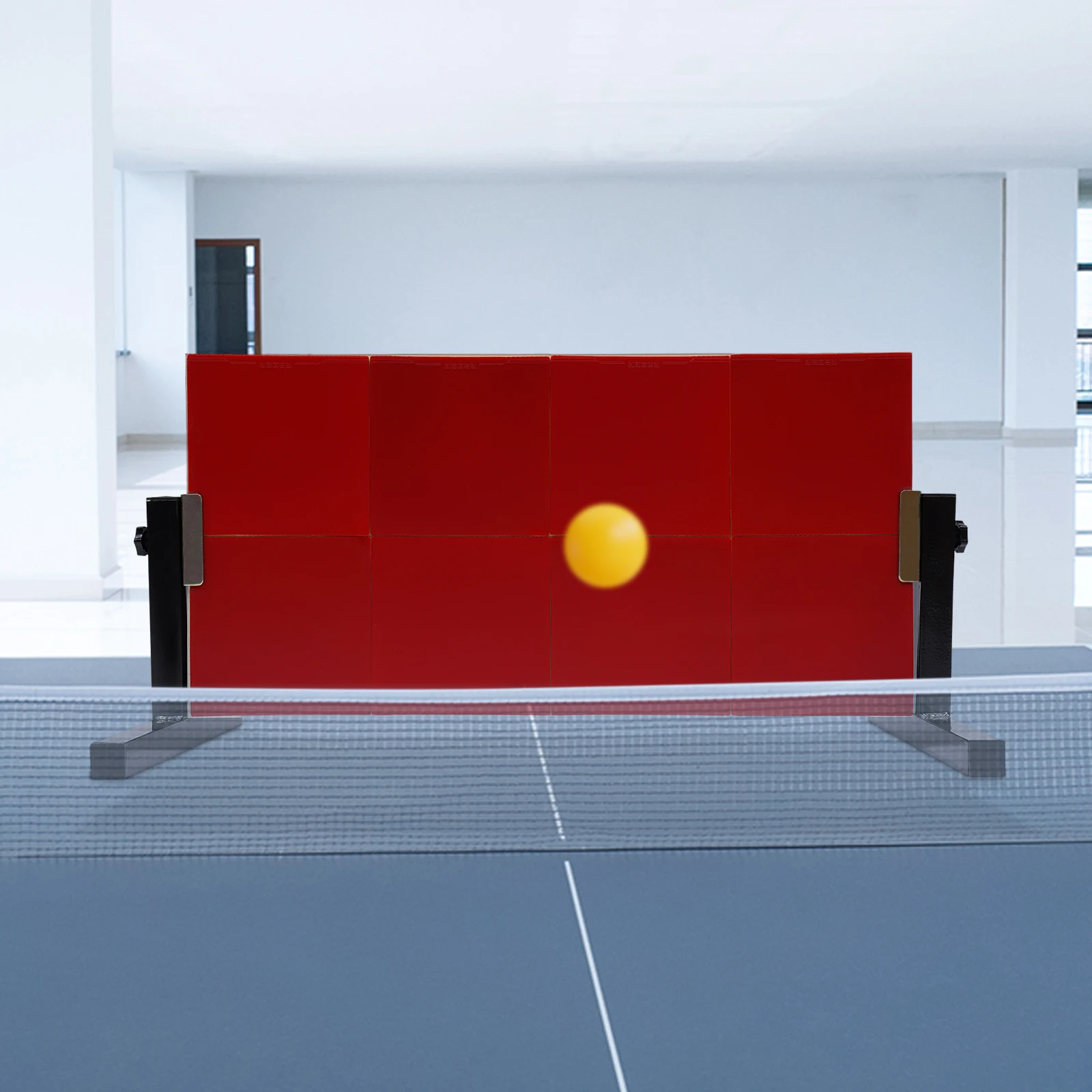 Tischtennis-Rebound-Board, Tischtennis-Board, mit Gummi-Spannsprungbrett, Trainingsausrüstung, Höhe 22,5 cm