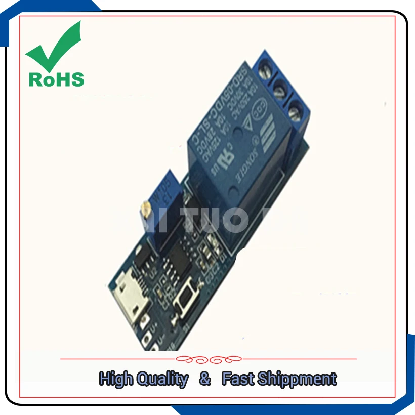 Wide Voltage 5V-30V Trigger Delay Relay Module Timer Module Delayed On Delay Switch