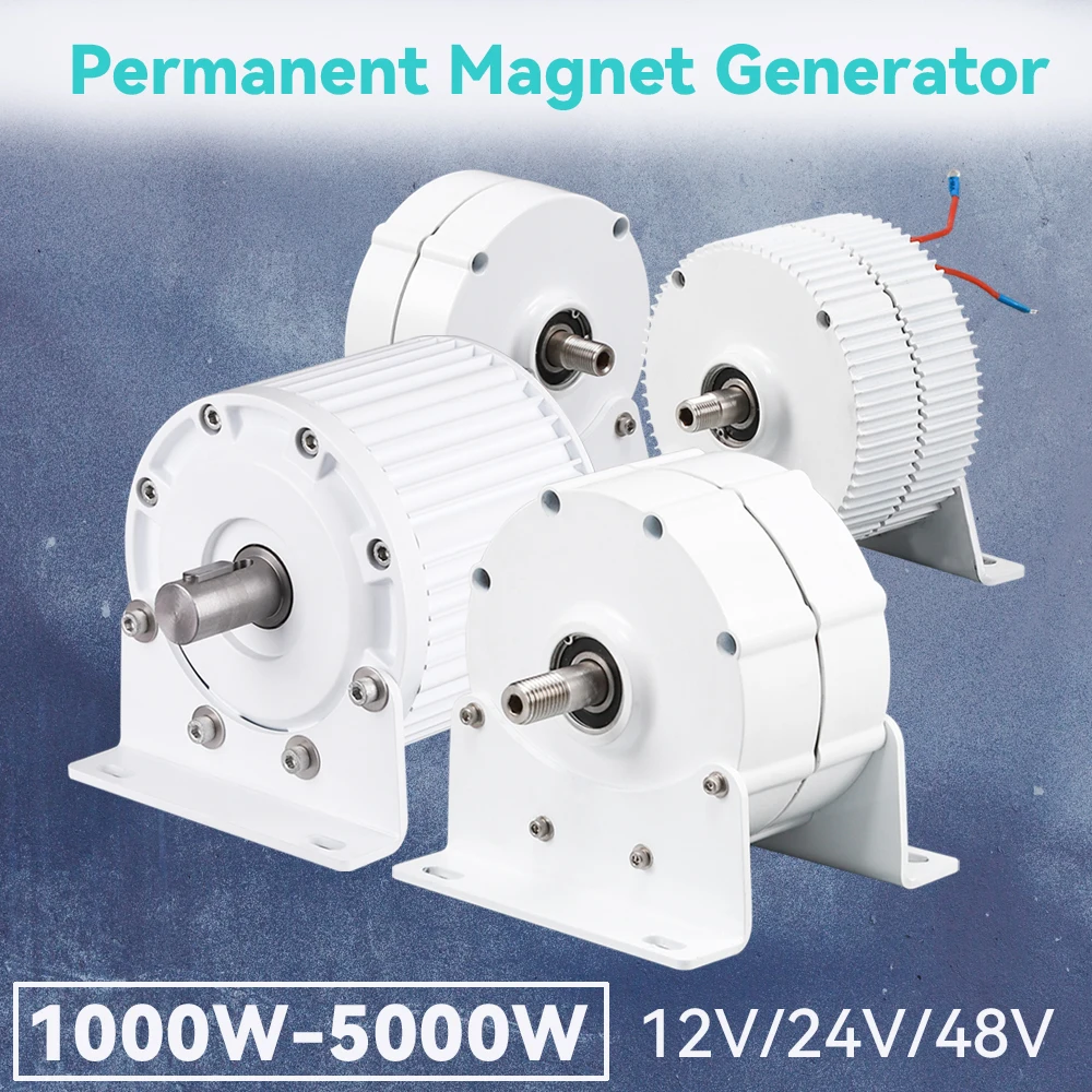 Electric Generator Windmill Dynamo Water Turbine For Home Use 1KW 2KW 3KW 5KW Gearless Permanent Magnet Generator 12/24/48V