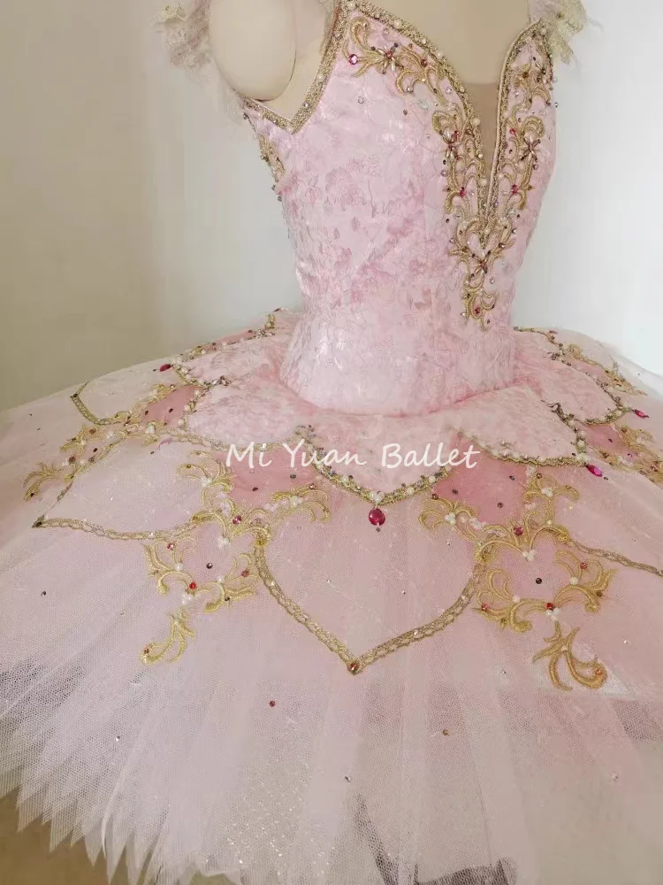 Professional high-end custom ballet dress TUTU adult children pink ballet dance dress performance competition women custom dress