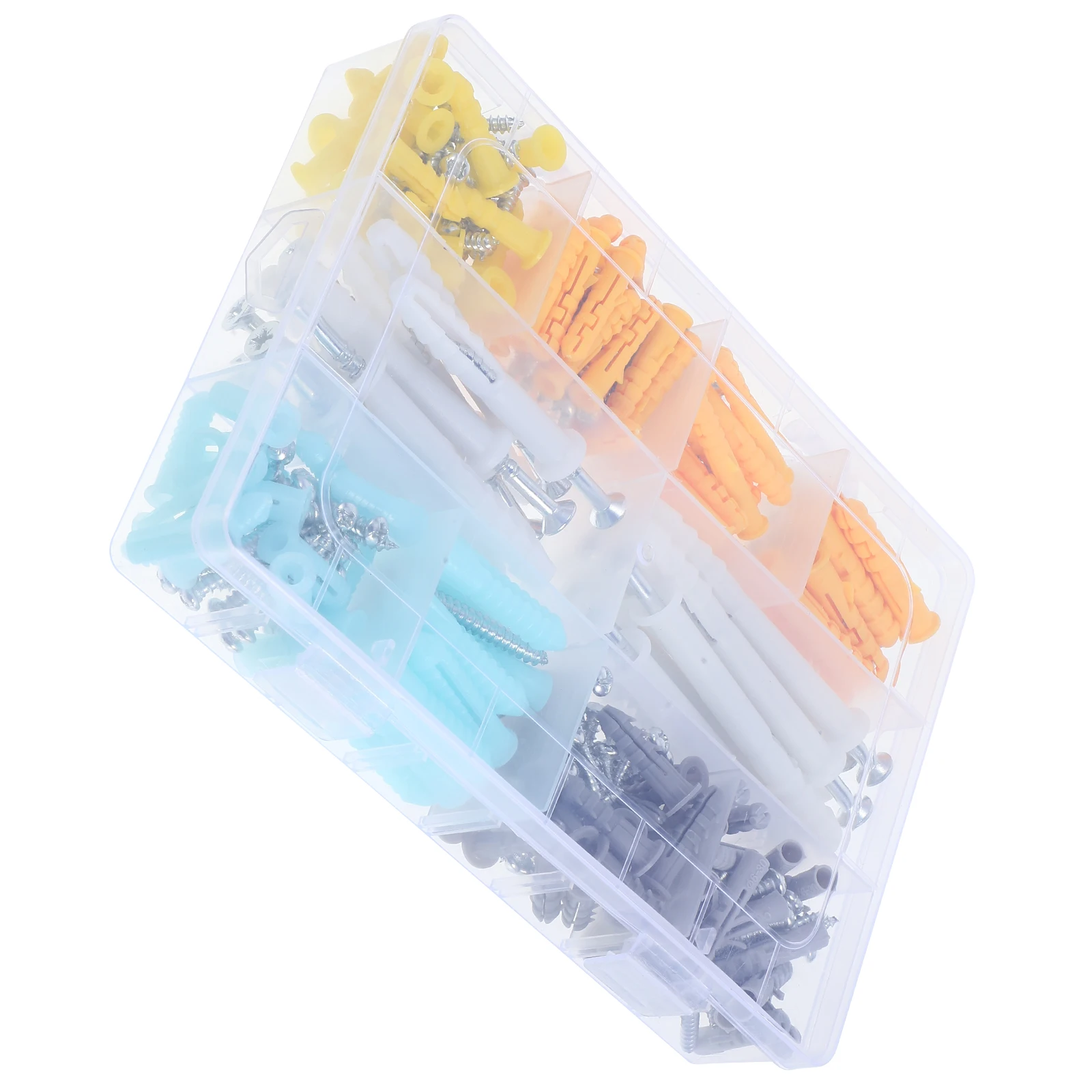 

1Set Drywall Screws And Anchors Kit Metal Abs Construction Projects Diy Tasks Hanging Accessories Heavy Duty Drywall Anchors