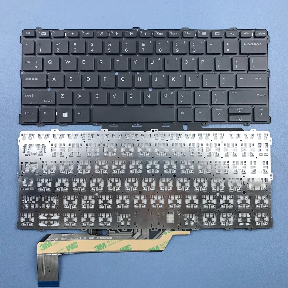 Italian French US (Backlit Key) Laptop Keyboard For HP EliteBook X360 1030 G2 NO Backlit Paper