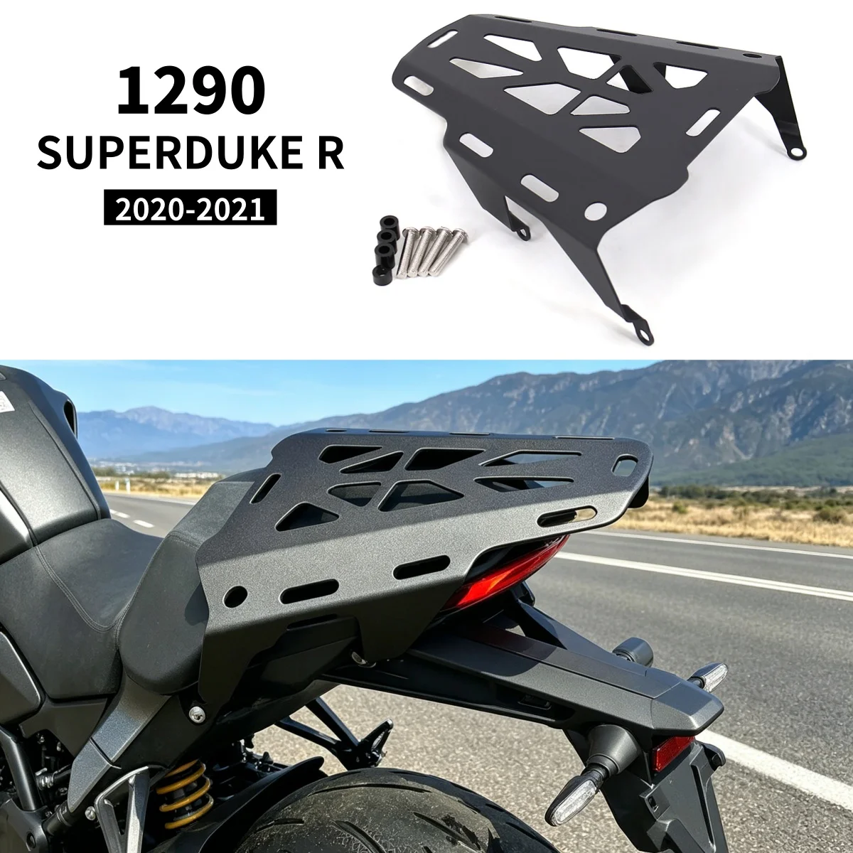 

For 1290 Super Duke SUPERDUKE R 20220 2021 Motorcycle Accessories Rear Luggage Rack Toolbox Cargo Carrier Top Case Mount Bracket