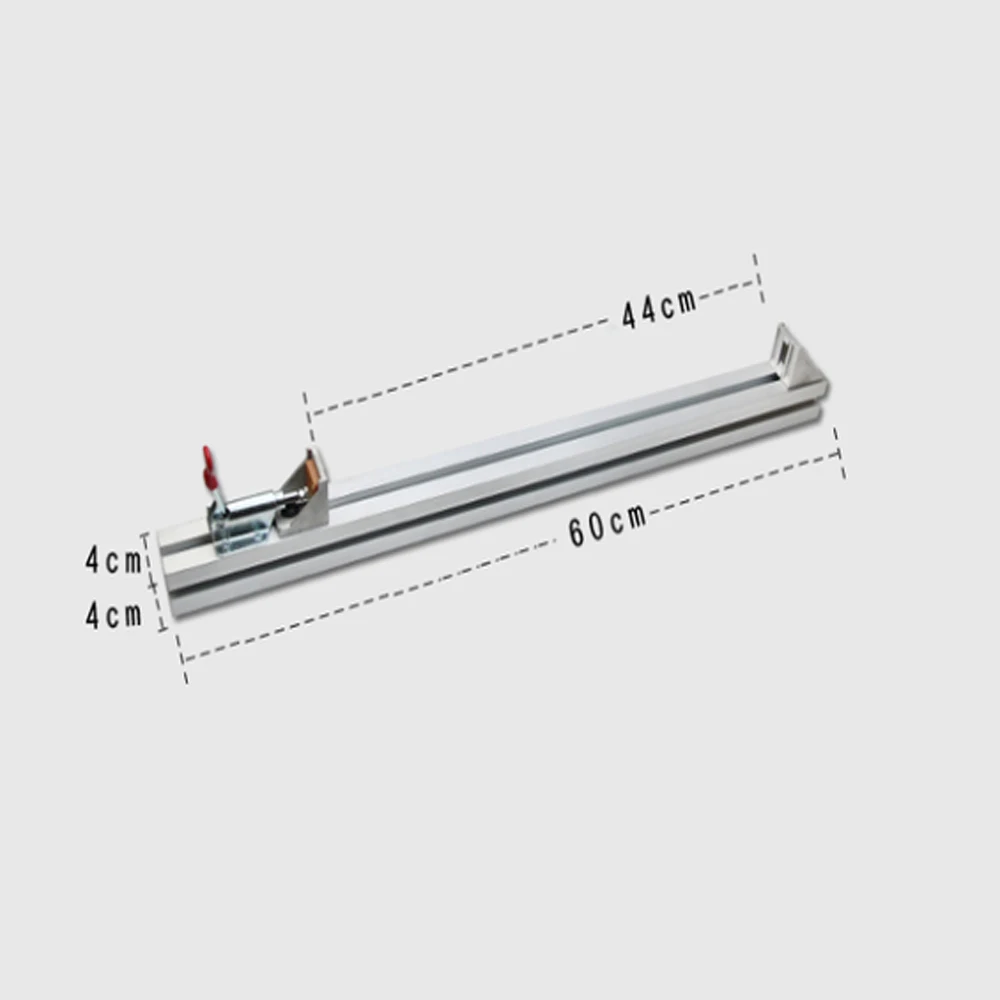 Neue Elektrische Kreissäge Führungsschiene System 60/100/120 cm Clamp Rand Gerade Cut Guide Befestigungs Clip leuchte Holzbearbeitung Werkzeuge – Detail 8