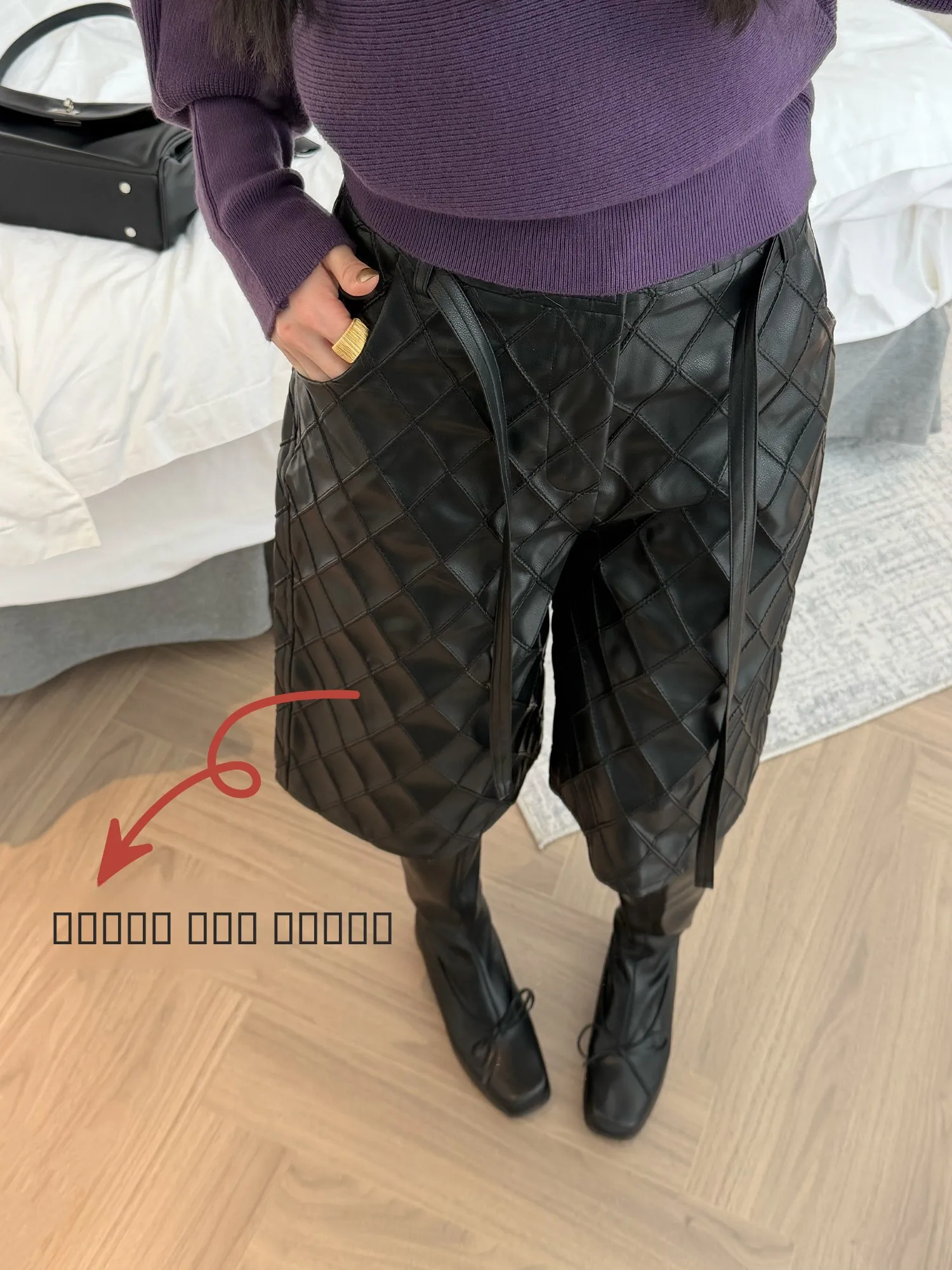 

Женские кожаные брюки LADIESFIRST Bla Diamond, прямые, укороченные, в стиле Old Money, со средней посадкой, высокого качества, повседневные