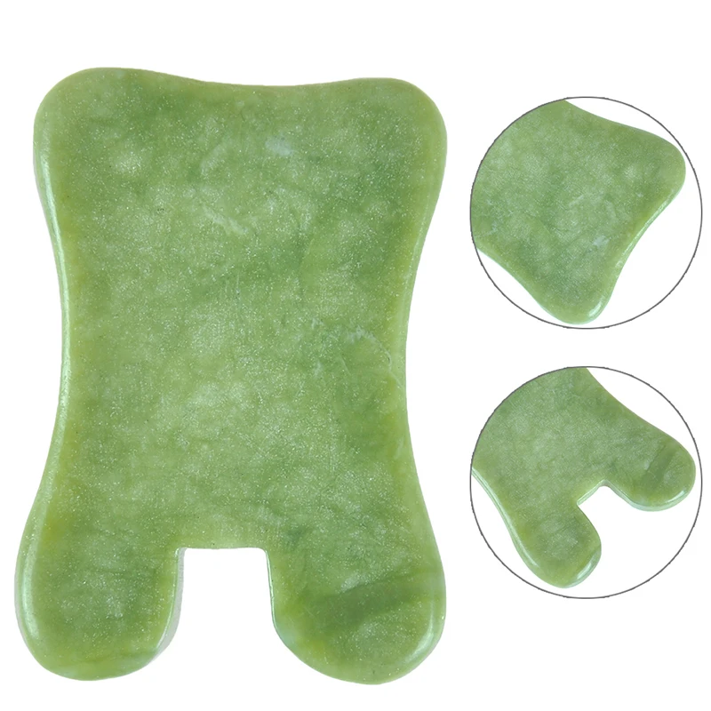 3 Style Natural Jade Stone Guasha Board Massage Tool SPA Therapy GuaSha Massager Antistress Body Care Scraping Board