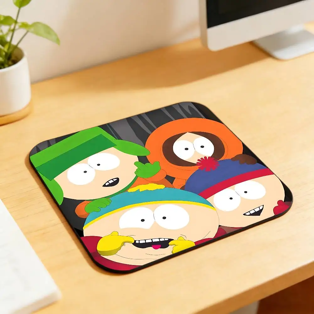 Funny S-South P-Park Cartoon Square Decorative Fridge Magnets for Home Kitchen Office Whiteboard & Locker