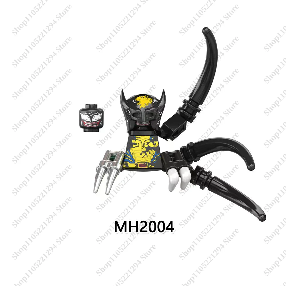Marvel Bausteine Spielzeug MINI Brick Toys Captain America Black Panther Wanda Maximoff Zusammenbaubare Puppen Spielzeug Urlaubsgeschenke