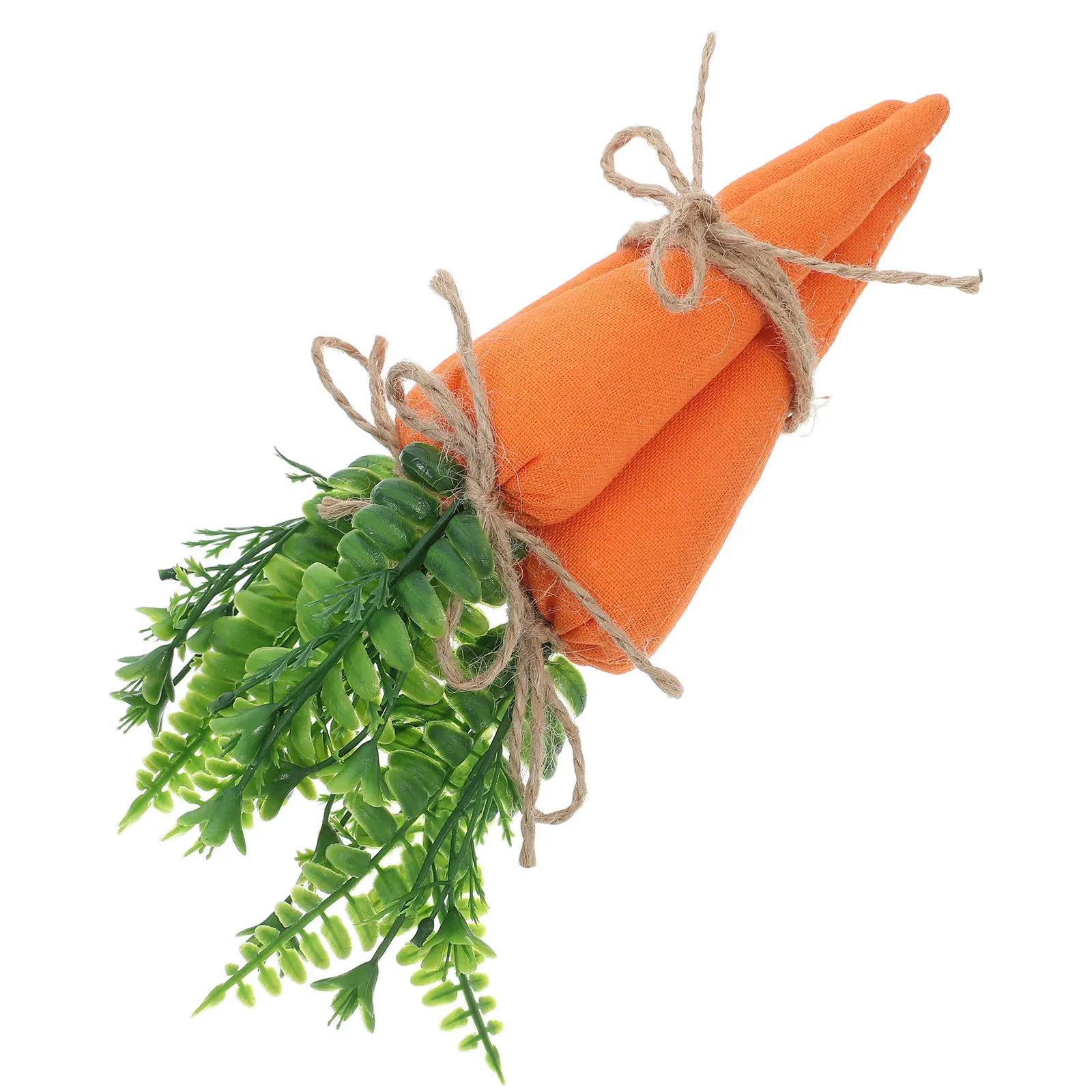 

3Pcs Realistic Fabric Carrot Ornaments Easter Decor Spring Party Centerpiece Photo Prop Bookshelf Table Decor Artificial