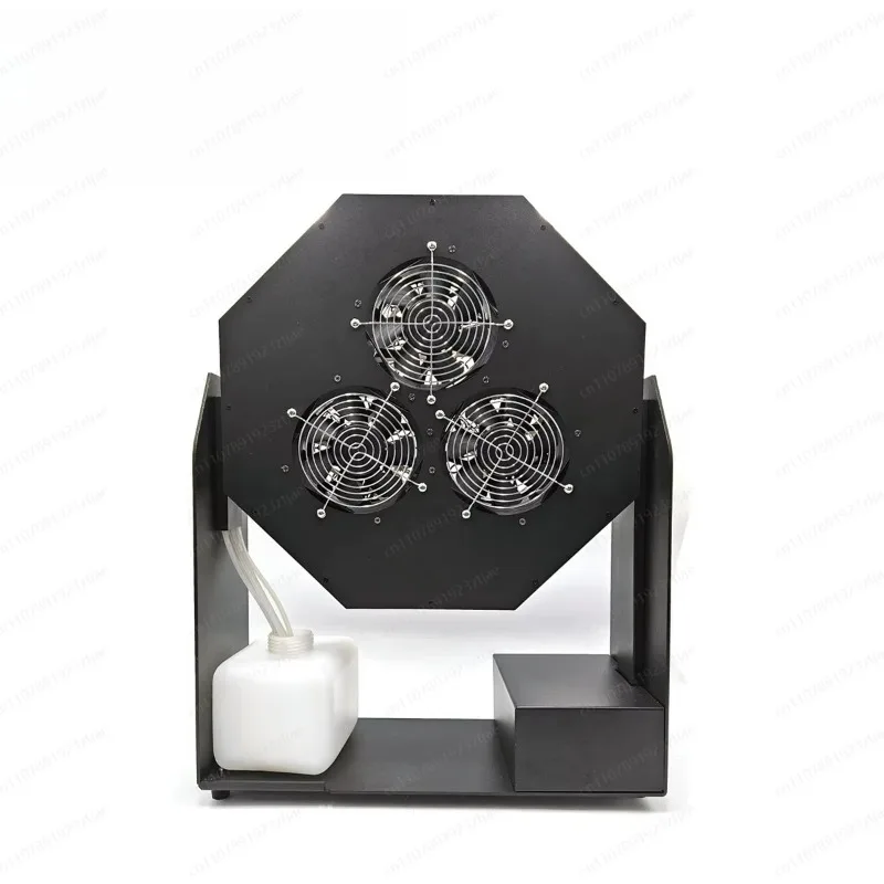 Newest Portable Convenient for Transportation 3 Wheel Bubble Blower 3000 Per Minute Small Bubble Storm Effect Machine