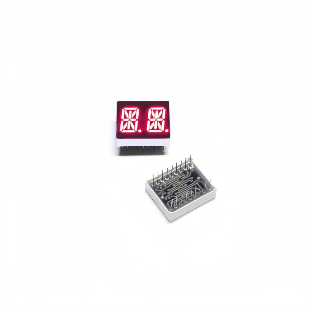 25x21x7.7MM Red 0.54 Inch LED Display 2 Bit Cathode Anode Digital Bar Chart for Household Appliances Straightener Display Screen