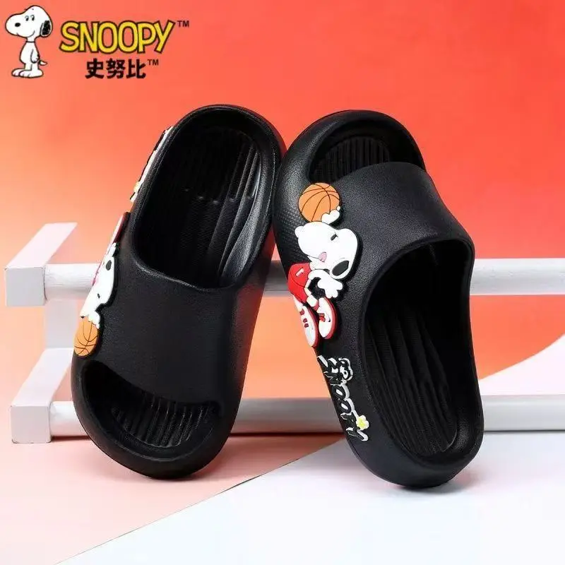 

Snoopy Girls' Cool new Summer Indoor Child shoes Anti Slip Cute Pochacco Soft Sole pink plus size women Children's kids Slippers