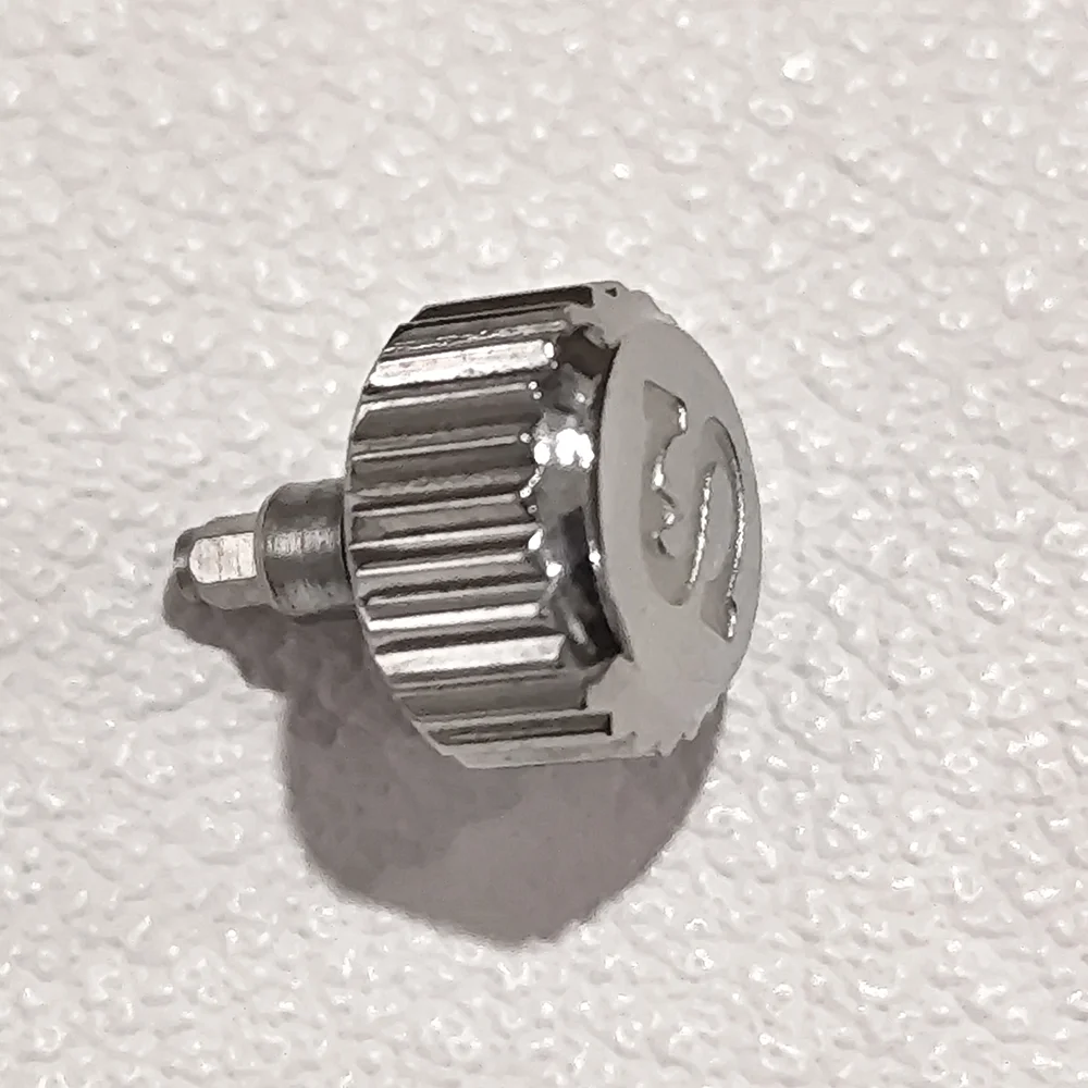 \'S\' Logo Screw-in Crown NH 35 Replace Watch Crown Fit NH 34 NH 35 NH 36 Movement Watches Accessory Stainless Steel Crowns Parts