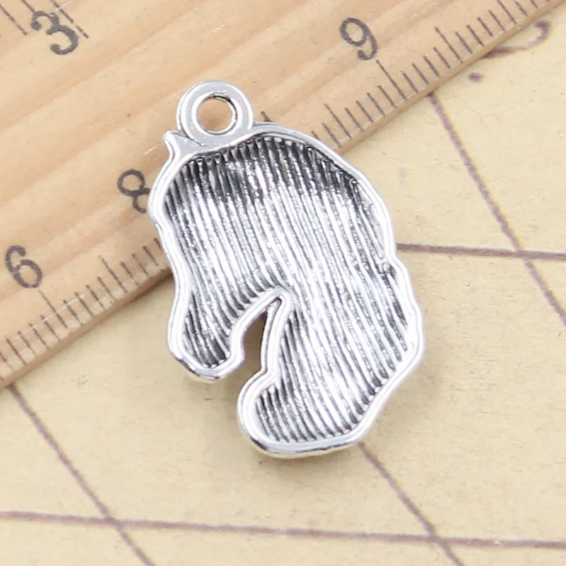 5pcs Charms Horse Steed 28x18mm Tibetan Silver Color Pendants Antique Jewelry Making DIY Handmade Craft