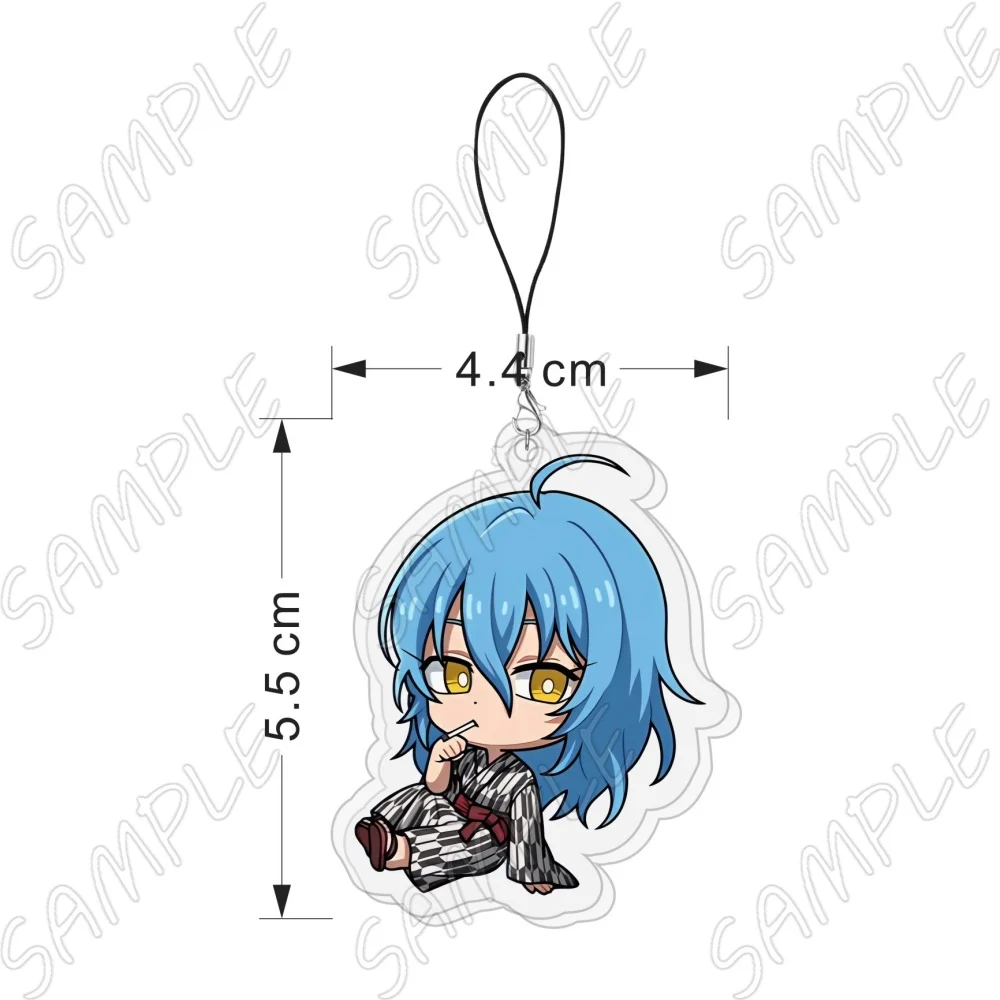 Anime Sakamoto Days Acrylic Keychain Chibi Yukata Ver Nagumo Taro Sakamoto Osaragi Shishiba Gaku Figure Bag Pendant Keyring 6cm