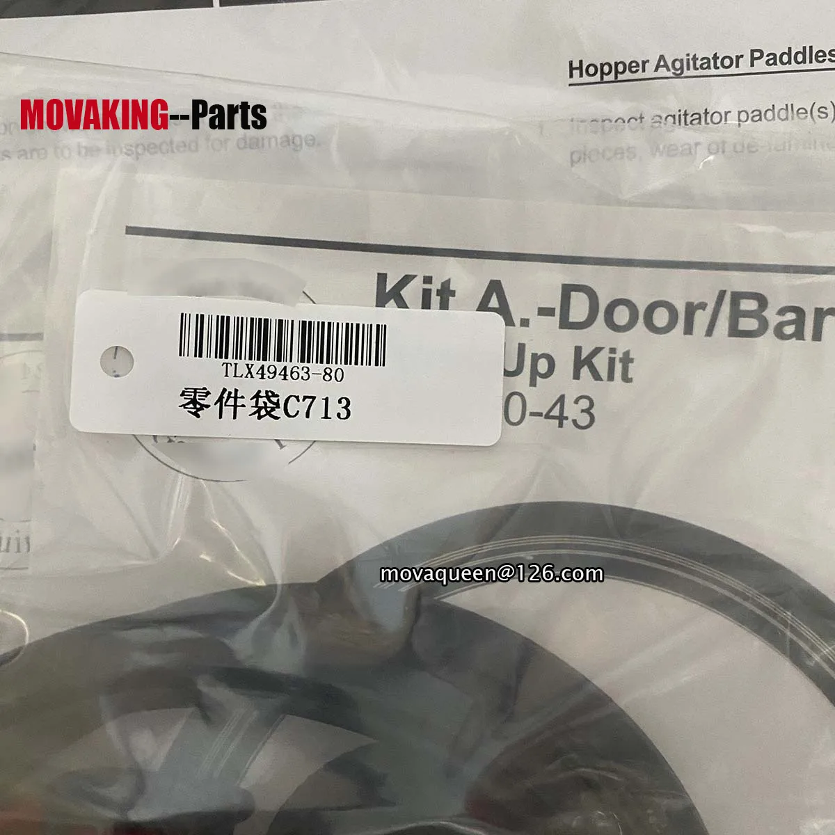 أجزاء آلة الآيس كريم X56200-39 X56200-43 TLX49463-80 ضبط عدة جوانات لآلة الآيس كريم تايلور C713 C723 C709 #4