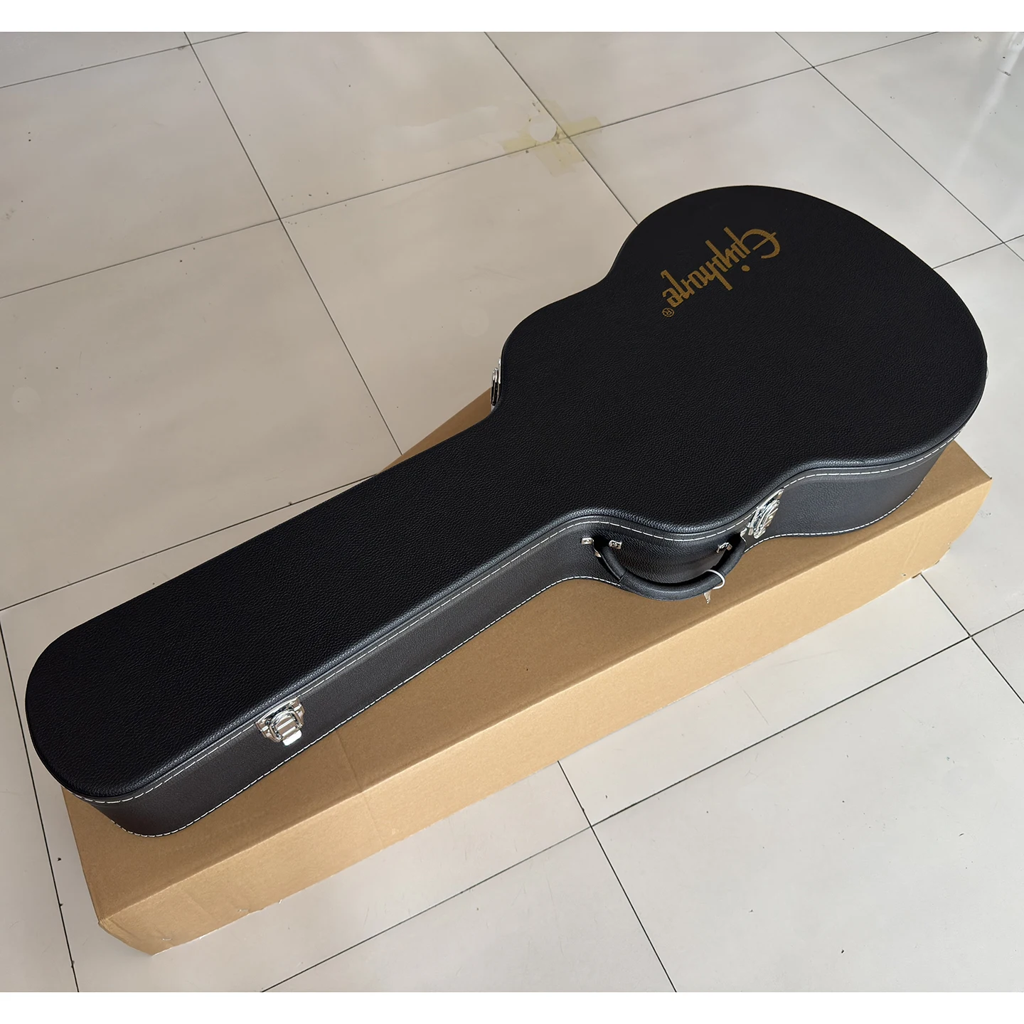 Estuche para Guitarra Acústica Epiphone Hummingbird J200, Estuche de Madera Especializado para Guitarra de 42 Pulgadas, Acces...