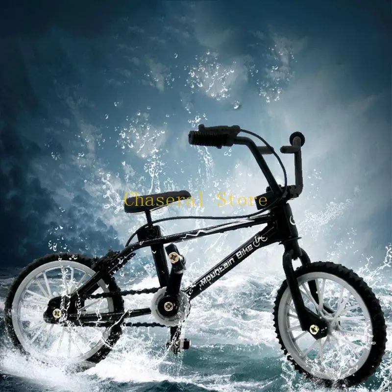 E7ce mini -legering vingerfiets sportset fiets vingerbord diy voor creatief spel skateboard kinderen kinderen speelgoed